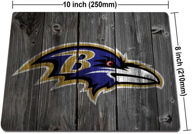Alt view image 2 of 3 - Wood Grain Design Sports Mouse Pad, Non-Slip Rubber Base, Gaming & Office Use, 10" x 8", 3mm Thick, Lycra & Rubber Material, Washable & Fade Resistant
