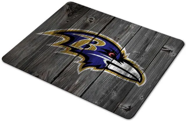 Alt view image 3 of 3 - Wood Grain Design Sports Mouse Pad, Non-Slip Rubber Base, Gaming & Office Use, 10" x 8", 3mm Thick, Lycra & Rubber Material, Washable & Fade Resistant