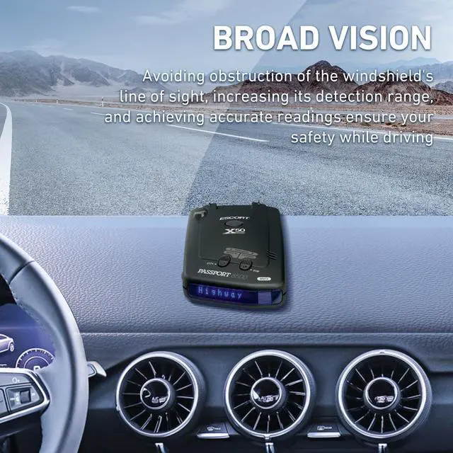 Alt view image 5 of 7 - Radar Detector Bracket with Dashboard Hook Ring Installation, No Installation Tools Required, Easy to Install, Compatible with Radar Detectors with Flat and Hard Bottom (2PCS)