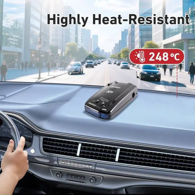 Alt view image 6 of 7 - Radar Detector Bracket with Dashboard Hook Ring Installation, No Installation Tools Required, Easy to Install, Compatible with Radar Detectors with Flat and Hard Bottom (2PCS)