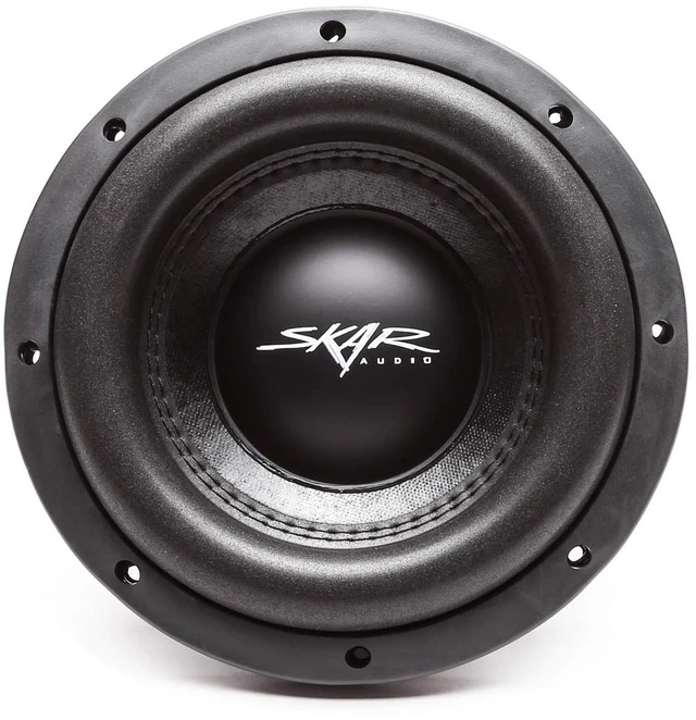 Alt view image 2 of 4 - VD-8 D4 8" 600W Max Power Dual 4 Ohm Shallow Mount Car Subwoofer