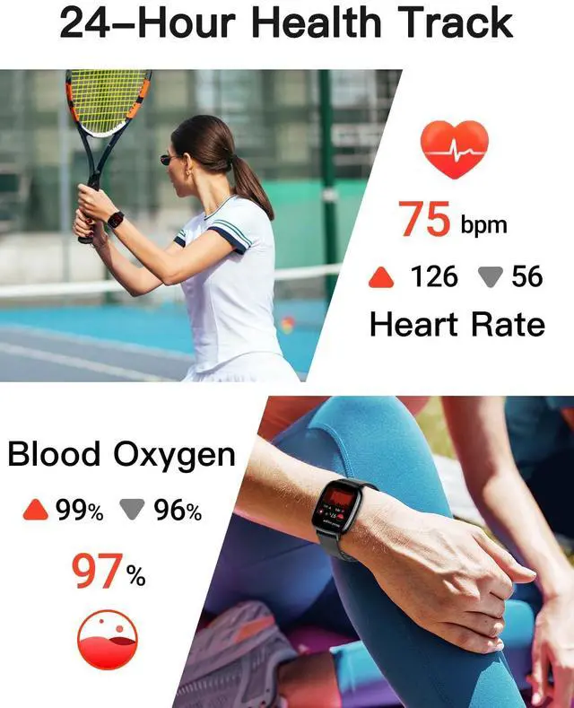 Alt view image 4 of 7 - Smart Watches for Men Women with GPS Built-in, Answer/Make Calls, 1.95" Smartwatch for iPhone/Android Phones, Fitness Watch with Heart Rate/Sleep Monitor 100+ Sports Modes IP68 Waterproof (Black)