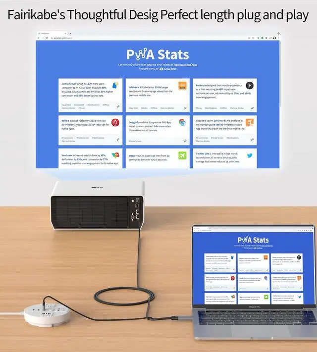 Alt view image 7 of 7 - DisplayPort to USB C Cable, 4K@60Hz Display Port to USBC 6.6ft, DP 1.2 Male to Type-C Male Converter for USB-C Touchable Portable Monitor, Compatible for MacBook Pro/Air, iMac