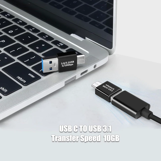 Alt view image 4 of 6 - USB 3.1 Male to USB C Male Adapter