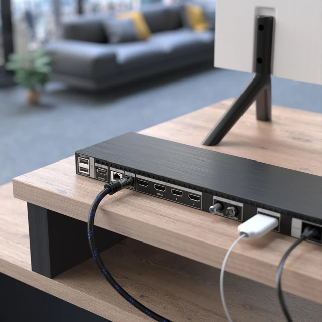 Alt view image 3 of 7 - Optical Audio Cable 25ft, Braided Soundbar Digital S/PDIF cable, stereo systems/amplifiers, home cinema, XBO/PS4