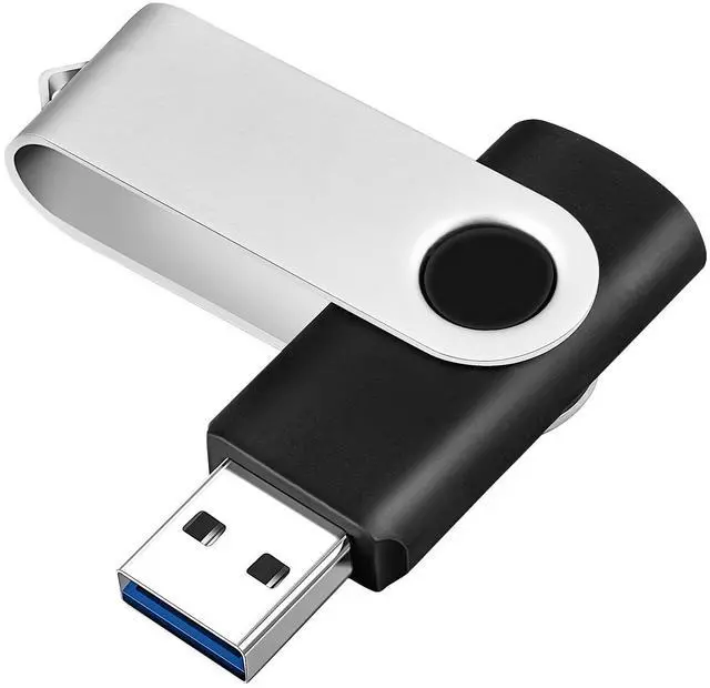 Main image of USB 3.0 Flash Drive 64GB High Speed Storage Memory Stick Thumb Drives, Swivel Metal USB Drive Photo Stick Data Storage Backup, Portable Jump Drives Zip Pendrive for Students Teacher School Supplies