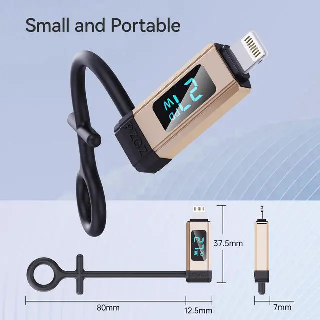 Alt view image 3 of 7 - MacBook Charger Cable, Support Data Transfer (2 Pack)