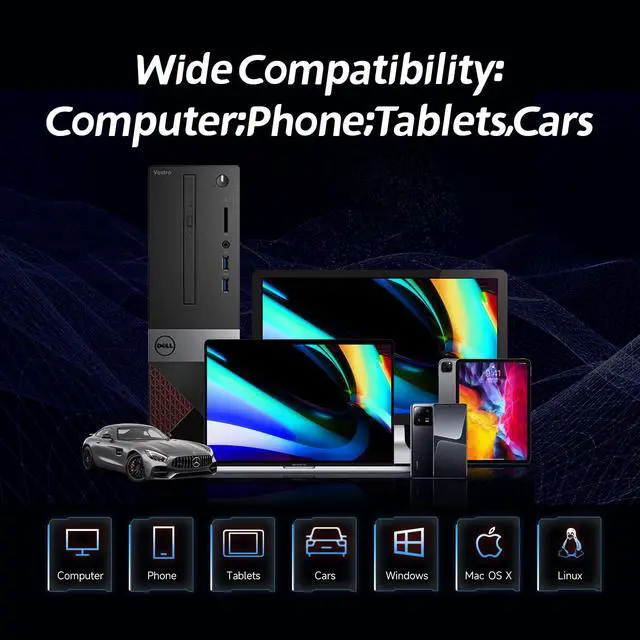 Alt view image 7 of 7 - 256GB External SSD Flash Drive, Portable USB-C & USB-A Solid State Drive Up to 560MB/s, Zinc Alloy USB Flash Drive, Memory Stick Thumb Drive for iPhone 15/16/17/Android/Windows/Mac