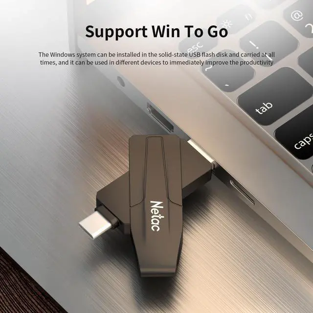 Alt view image 6 of 7 - 256GB Portable External USB Solid State Drive, up to 550MB/s Type-c and USB 3.2 Dual Interface for Data Storage, Expansion of Storage for Photos/Videos/Music/Files, US8