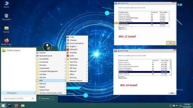 Alt view image 7 of 7 - Bootable USB for Install & Reinstall Window 10 and Window 11 with License Key, Software Tools for Recovery, Passwords resets, Machine troubleshooting. High Speed 64GB