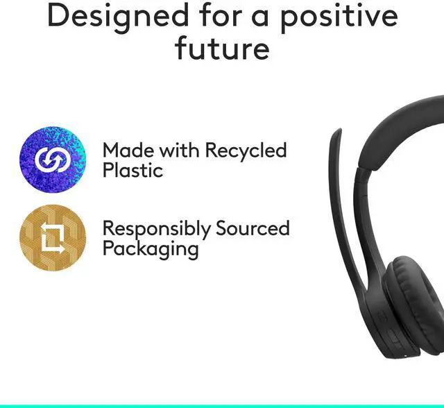 Alt view image 7 of 7 - Zone 305 for Business, Wireless Bluetooth Headset with Microphone, Native Bluetooth, for Microsoft Teams, Compatible with Windows, Mac, Chrome, Linux, iOS, iPadOS, Android