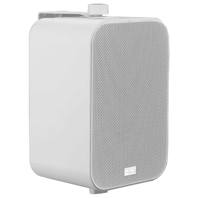 Alt view image 2 of 6 - 4" Outdoor Patio Speaker Pair 80W, IP54 Weather Resistant, Aluminum White AP450