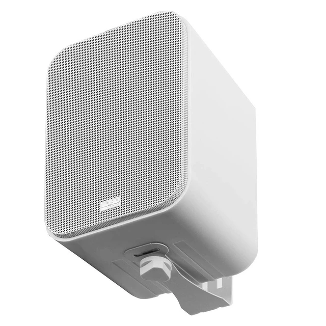 Alt view image 4 of 6 - 4" Outdoor Patio Speaker Pair 80W, IP54 Weather Resistant, Aluminum White AP450