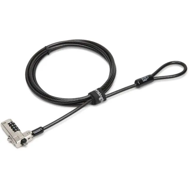Alt view image 4 of 7 - N17 Dell Laptop Computer Lock, Combination Security Locking Cable (K68008WW) Black | Combination security locking cable, deters laptop theft, fits Dell laptop security slots