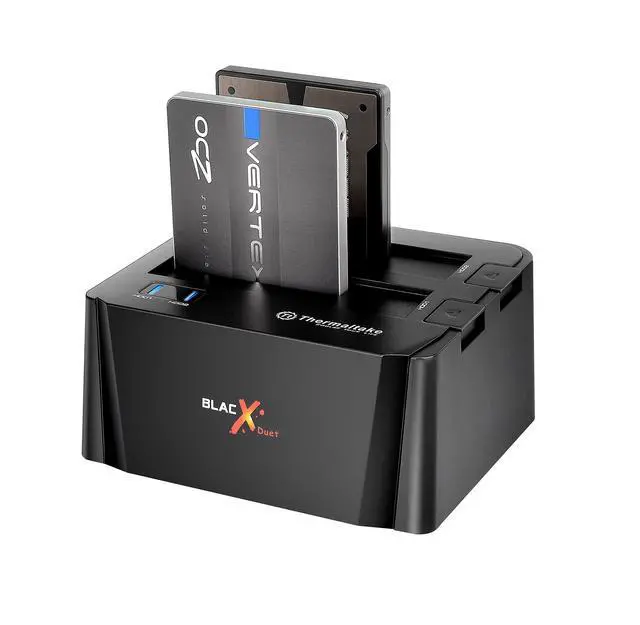 Alt view image 6 of 6 - ST0014U-D USA Direct BlacX Duet 2.5"/3.5" Sata I/II/III USB 3.0 External Hard Drive Enclosure Docking Station 2.5"