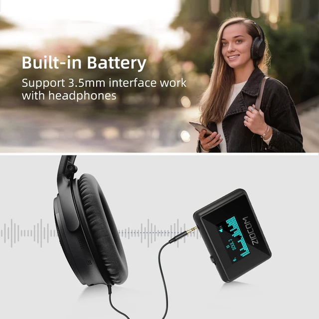 Alt view image 6 of 7 - 30 Pin Bluetooth Adapter Receiver for Bose SoundDock (Not for Cars) 30 Pin Dock Speakers with 3.5mm Aux Cable, Screen Display, Low Latency