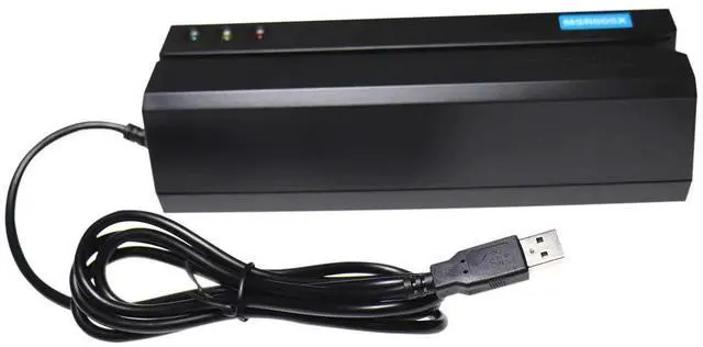 Alt view image 2 of 2 - MSR605X USB Card Reader Writer Mag Swipe 3-Track Compatible w/ MSR206 MSR605 MSR606