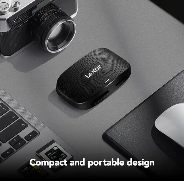 Alt view image 7 of 7 - Professional CFexpress Type B / SD USB 3.2 Gen 2 Reader, Transfer Speeds Up To 10Gbps, Designed for CFexpress Type B and SD Cards (LRW520U-RNBNG)
