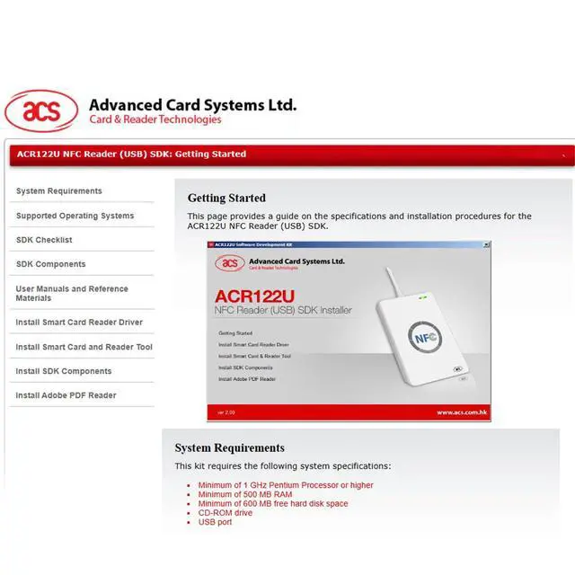Alt view image 4 of 7 - NFC ACR122U Contactless IC Card Reader Writer/USB + SDK + IC Card