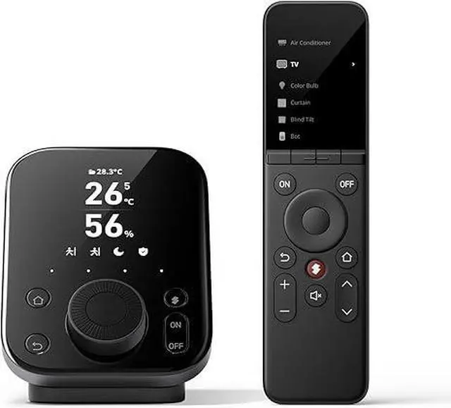 Main image of Universal Remote Control with Hub 3, Multi-use Smart Remote with Customize App, Control 25 IR/Bluetooth Devices and 10 Scenes, Compatible with TV/AC/SwitchBot BLE Devices