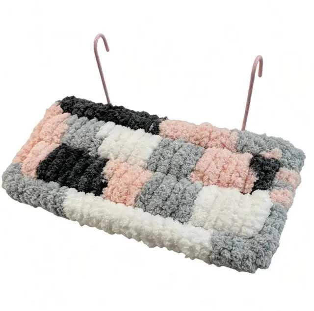 Main image of Soft Plush Bird Nest Hanging Cage Bed, Warm Sleeping Platform for Parrot, Suitable for Parakeet, Lovebird, Budgie, Cockatoo and Macaw (Pink)