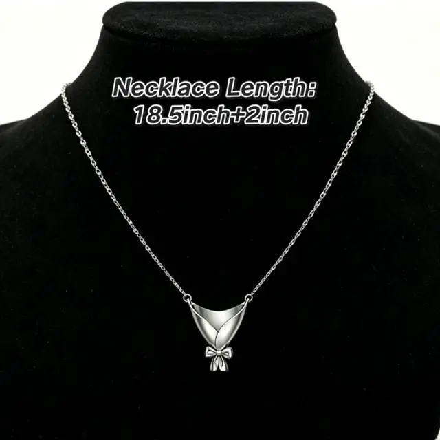Alt view image 2 of 14 - Mothers Day Gifts Wearable Mini Vase Necklace DIY Flower Bouquet Necklaces, Flower Holder Pendant for Inserting Real or Dried Blooms, Elegant Jewelry Gifts for Mom and Daughter