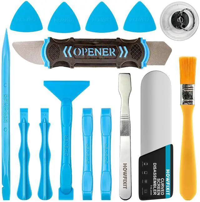 Main image of 15-in-1 Electronics Opening Tool Kit, Professional Anti-Static Spudger Set & Pry Tools with Suction Cup for iPhone, iPad, MacBook, Laptop, Tablet, Phone Repair