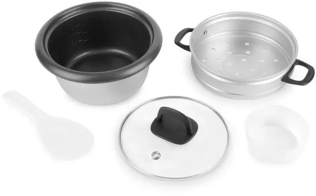 Alt view image 6 of 7 - 3-Cup (UnCooked) / 1.5Qt / 6-Cup Cooked Rice & Grain Cooker (ARC-743-1NGOR)