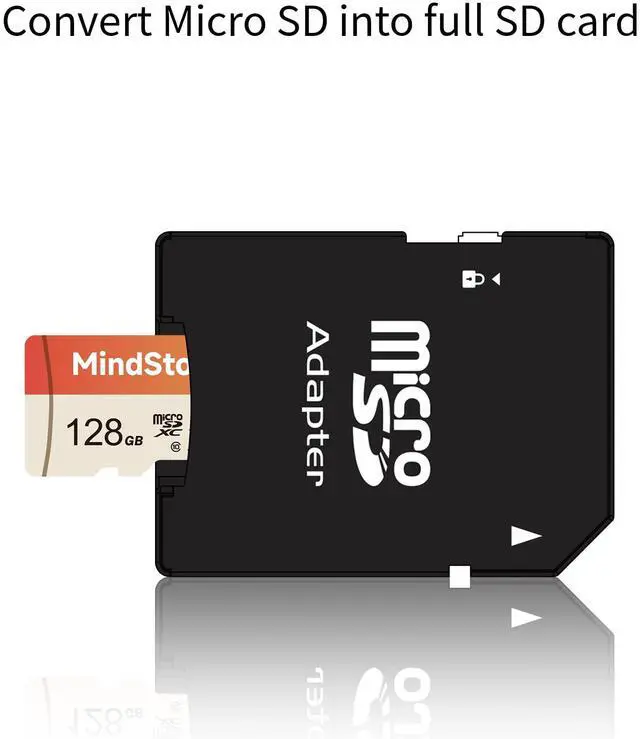 Alt view image 7 of 7 - 128GB Micro SDXC Memory Card, 90MB/s Read, U1, A1, with Adapter | For Security Cameras, Dash Cams, Trail Cameras, Home Surveillance & 1080P Loop Recording