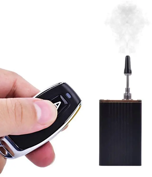 Main image of Metal Smoke Machine,mini smoke machine for Photography, Parties, and Atmosphere Creation - Durable and Portable Fog Generator (black metal)