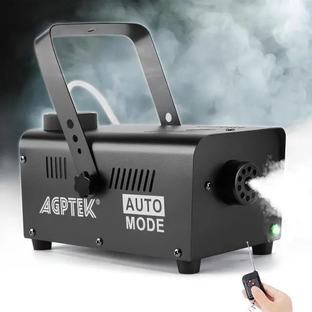 Main image of Fog Machine, 500W Smoke Machine with Wireless Remote & Automatic Spray Function, Great for Halloween, Christmas, Wedding, Parties, DJ Performance & Stage Show