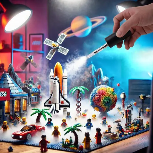 Alt view image 5 of 5 - Metal Smoke Machine,mini smoke machine for Photography, Parties, and Atmosphere Creation - Durable and Portable Fog Generator (small black metal)