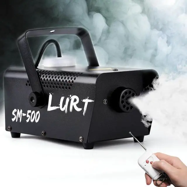 Main image of Fog Machine 500W Mini Smoke machine with Wireless Remote Control and Auto Mode Portable for Parties,Outdoor,Halloween,Wedding,Stage,Effect,indoor,Disco and Disinfection 2000CFM,Fuse Protection