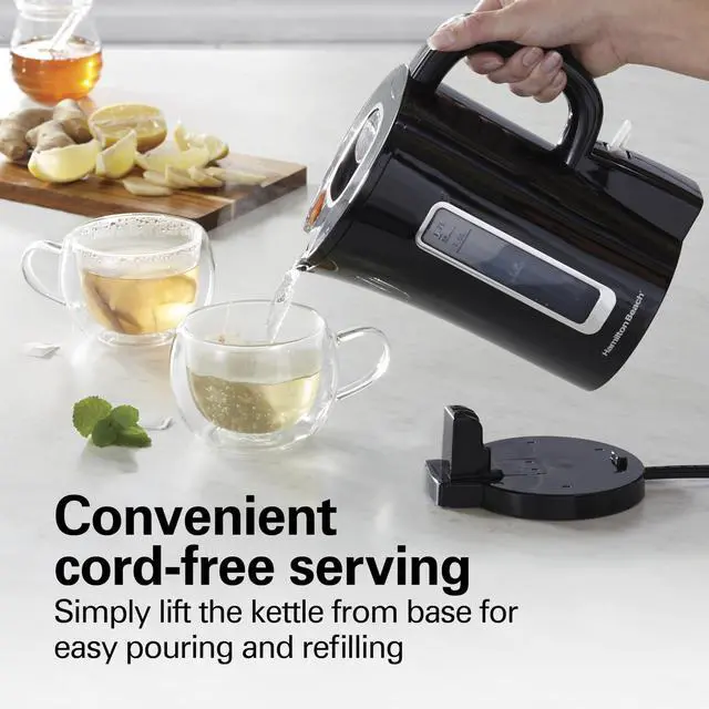 Alt view image 7 of 7 - 1.7 Liter Electric Tea Kettle, Water Boiler & Heater