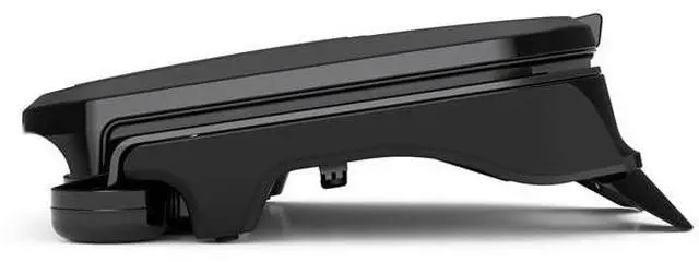 Alt view image 7 of 7 - Family-Size Grill & Panini Press, Nonstick Ceramic Coating, Fat-Removing Slope, Adjustable Angle, Indoor/Outdoor Use