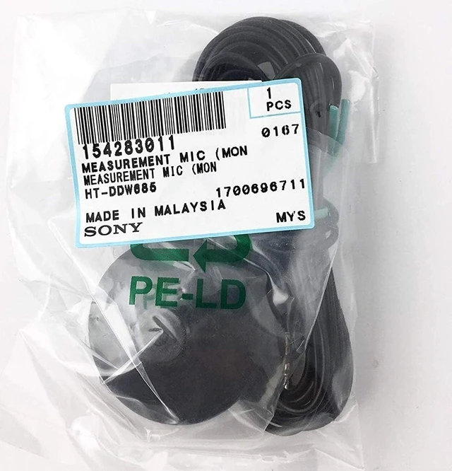 Alt view image 4 of 5 - New Calibration Mic Measurement Microphone ECM-AC2 Part Number 154277421 1-542-670-21 154271011 1-542-710-11 154267021 1-542-774-21, Auxiliary
