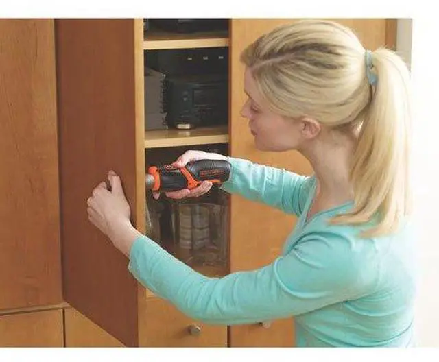 Alt view image 6 of 6 - 4V MAX* Cordless Screwdriver with Picture-Hanging Kit (BDCS40BI)