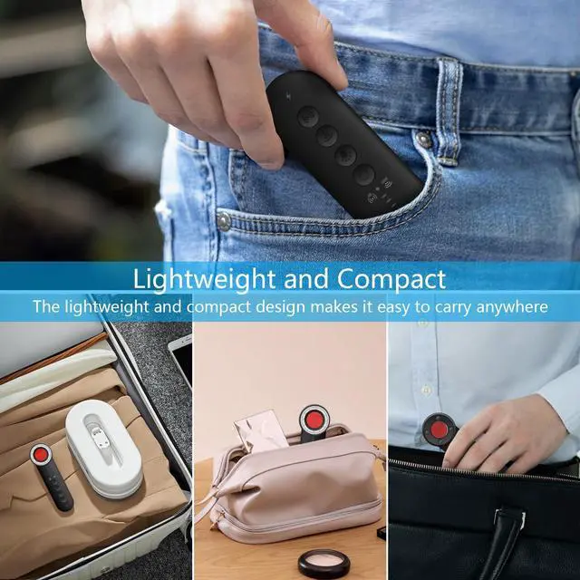 Alt view image 7 of 7 - 2025 Latest Upgraded Version Hidden Camera Detectors, 5 Levels Sensitivity Camera Detector Spy Camera Finder, Hidden Bug and Camera Detector, GPS Tracker Detector for Car, Home, Travel, Hotel, Office