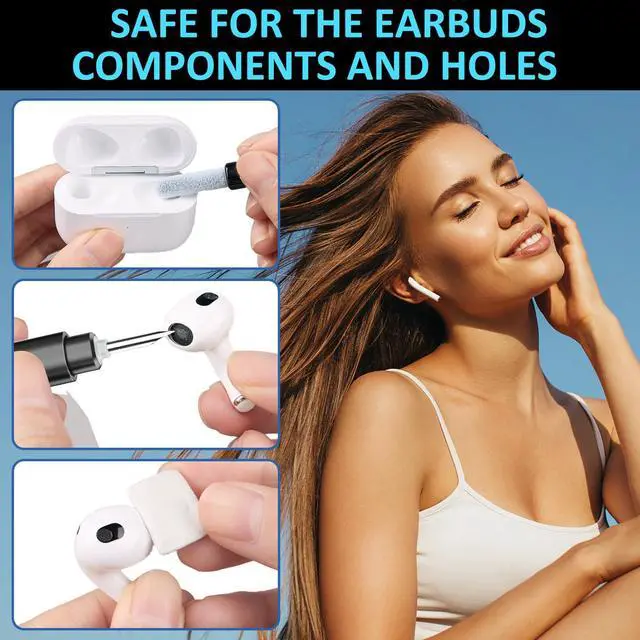 Alt view image 6 of 7 - for iPhone Cleaning Kit for Charging Port Cleaner, Cleaner Kit for AirPod Multi-Tool iPhone Cleaner Repair Lightning Cable for iPad Connector Airpod Speaker Compact Portable with Storage Case