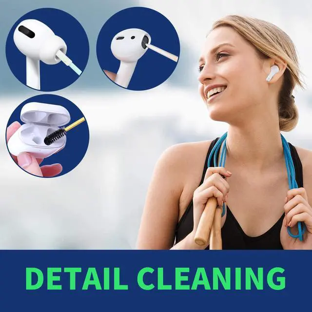 Alt view image 4 of 6 - Phone Cleaning Kit, Phone Screen Cleaner, Cleaning Kit for iPhone Cell Phone Airpod, Cleaner Kit for iPhone Speaker Charging Port Cleaning Tool, Electronics Cleaning kit for Laptop USB C Lightning