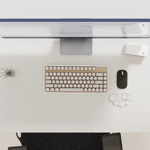 Alt view image 7 of 7 - Soft Clear Cloud Wrist Rest Cushion for Mouse Cool Silicone Gel Ergonomic Wrist Pain Relief Mouse Wrist Support Pad with Gel-Filled for Office School Home Laptop & Computer Mouse (Transparent)