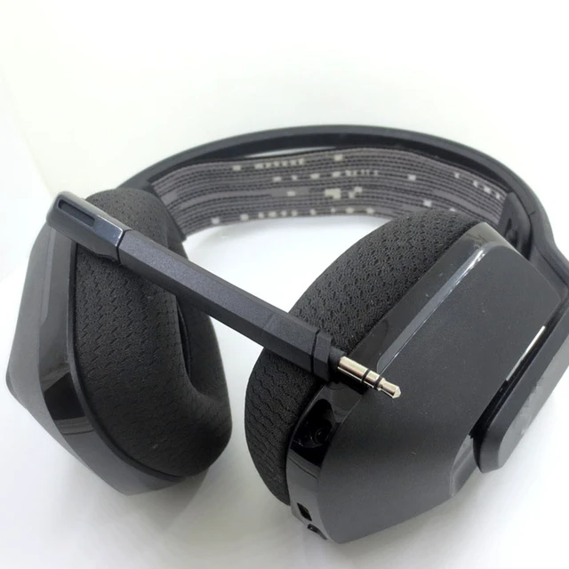 Alt view image 5 of 7 - Replacement Microphone Detachable Game Mic Boom for Logitech G733 Wireless Gaming Headsets PS5 Computer PC Noise Cancelling,3.5mm Jack