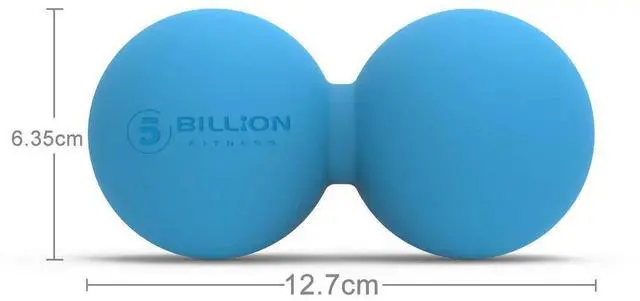 Alt view image 3 of 6 - Peanut Massage Ball - Double Lacrosse Massage Ball & Mobility Ball for Physical Therapy - Deep Tissue Massage Tool for Myofascial Release, Muscle Relaxer, Acupoint Massage