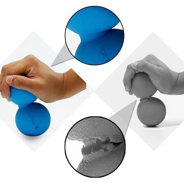 Alt view image 4 of 6 - Peanut Massage Ball - Double Lacrosse Massage Ball & Mobility Ball for Physical Therapy - Deep Tissue Massage Tool for Myofascial Release, Muscle Relaxer, Acupoint Massage