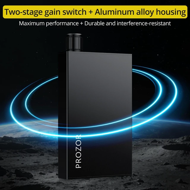 Alt view image 5 of 7 - 16-300 Portable Headphone Amp with Two-Stage Gain Switch Rechargeable Headphone Amplifiers 3.5mm AUX Input/Output Aluminum Housing for MP3/MP4/ Phones/Computers etc