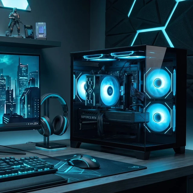 ZYNEEX GLO6 Gaming Desktop PC - Intel i5-14400F, RTX 5060 8GB