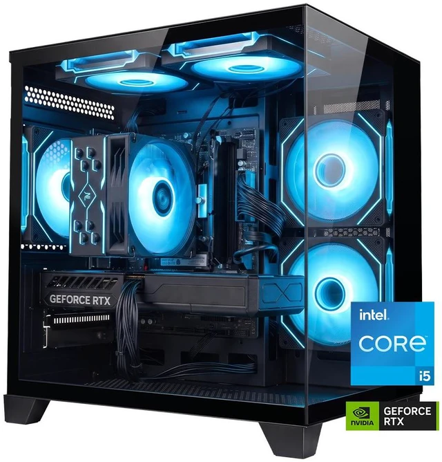 ZYNEEX GLO6 Gaming Desktop PC - Intel i5-14400F, RTX 5060 8GB