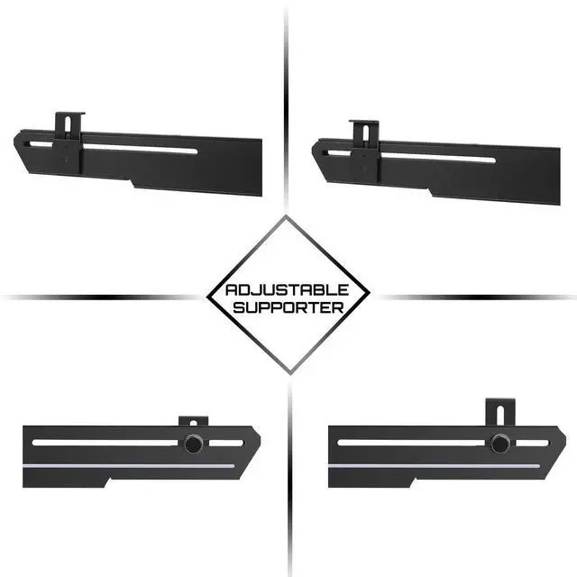 Alt view image 4 of 7 - GS05ARGB Addressable RGB Graphics Card GPU Brace Support Video Card Sag Holder/Holster Bracket,Built-in ARGB Strip,Adjustable Length and Height Support