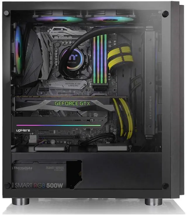 Alt view image 5 of 7 - GS05ARGB Addressable RGB Graphics Card GPU Brace Support Video Card Sag Holder/Holster Bracket,Built-in ARGB Strip,Adjustable Length and Height Support