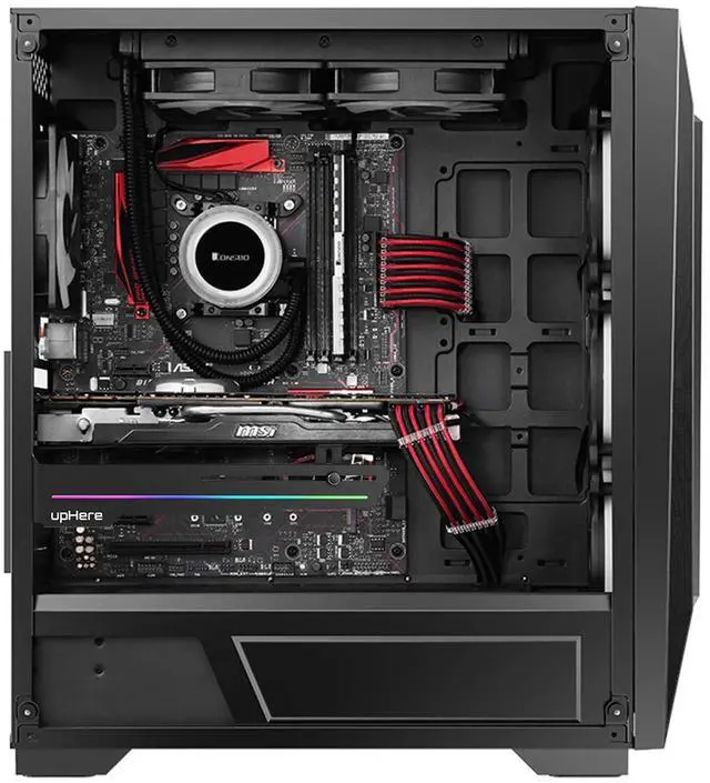 Alt view image 7 of 7 - GS05ARGB Addressable RGB Graphics Card GPU Brace Support Video Card Sag Holder/Holster Bracket,Built-in ARGB Strip,Adjustable Length and Height Support